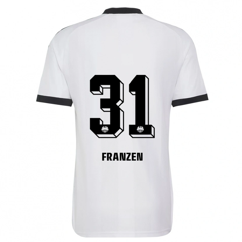 Danxen Herren Marlon Franzen #31 Schwarz Weiß Auswärtstrikot Trikot 2026/27 T-Shirt Schweiz