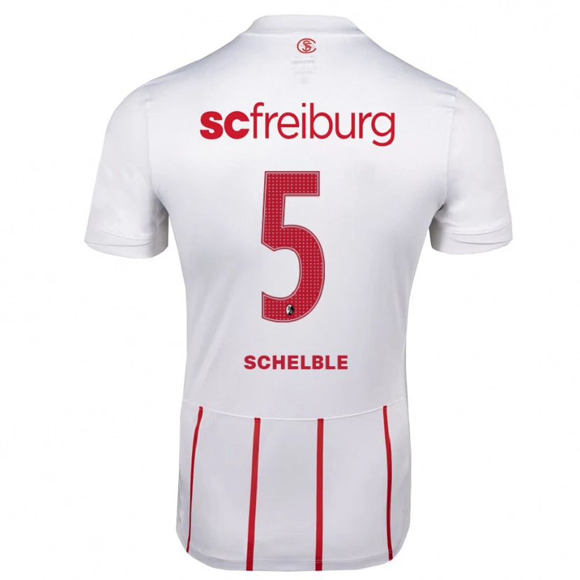 Danxen Herren Ricardo Schelble #5 Weiß Rot Gelb Auswärtstrikot Trikot 2026/27 T-Shirt Schweiz