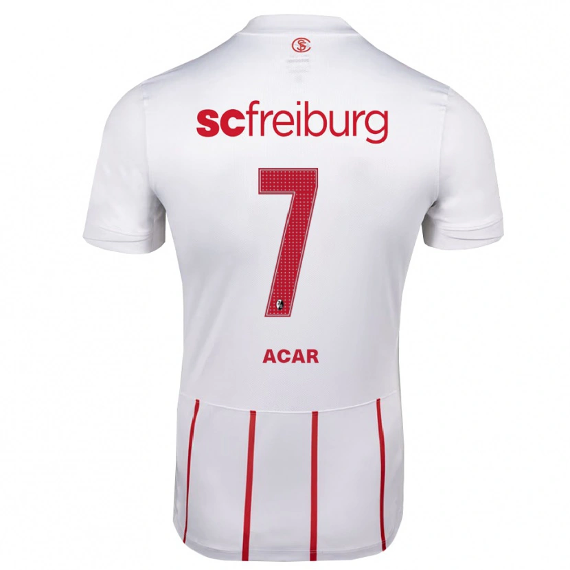Danxen Herren Hasan Acar #7 Weiß Rot Gelb Auswärtstrikot Trikot 2026/27 T-Shirt Schweiz