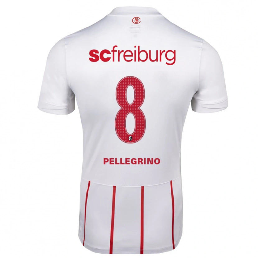 Danxen Herren Gabriel Pellegrino #8 Weiß Rot Gelb Auswärtstrikot Trikot 2026/27 T-Shirt Schweiz
