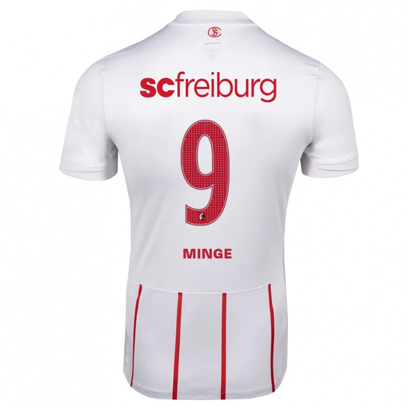 Danxen Herren Janina Minge #9 Weiß Rot Gelb Auswärtstrikot Trikot 2026/27 T-Shirt Schweiz