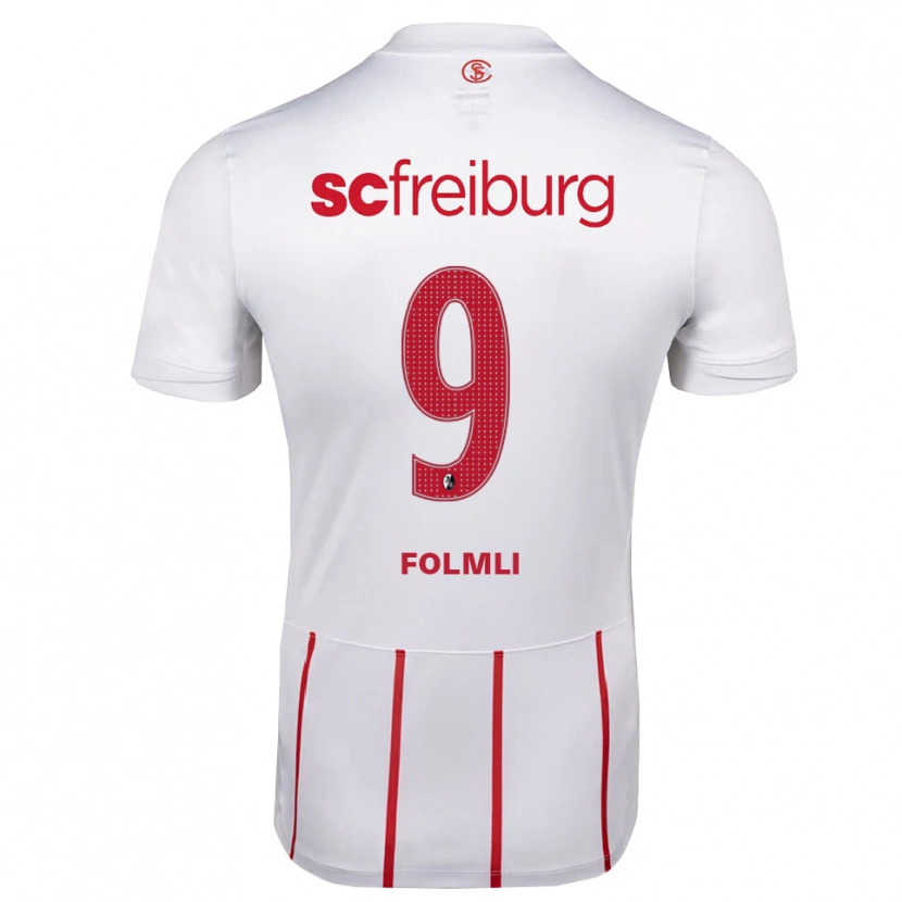 Danxen Herren Svenja Fölmli #9 Weiß Rot Gelb Auswärtstrikot Trikot 2026/27 T-Shirt Schweiz