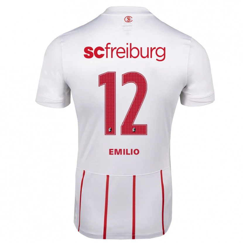 Danxen Herren Emilio Schiertz #12 Weiß Rot Gelb Auswärtstrikot Trikot 2026/27 T-Shirt Schweiz