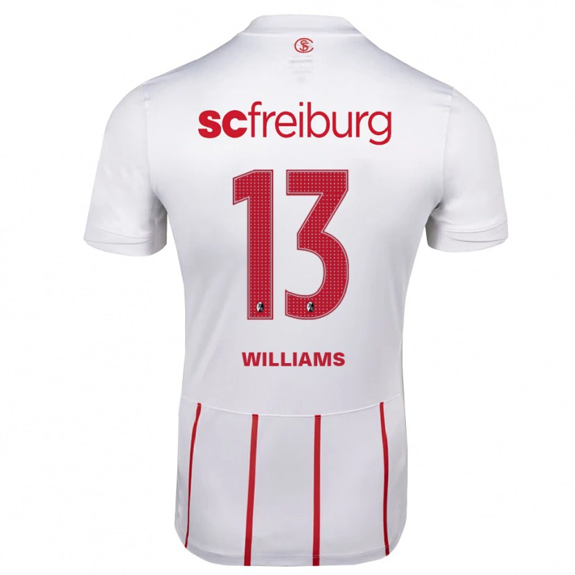 Danxen Herren Daniel Williams #13 Weiß Rot Gelb Auswärtstrikot Trikot 2026/27 T-Shirt Schweiz