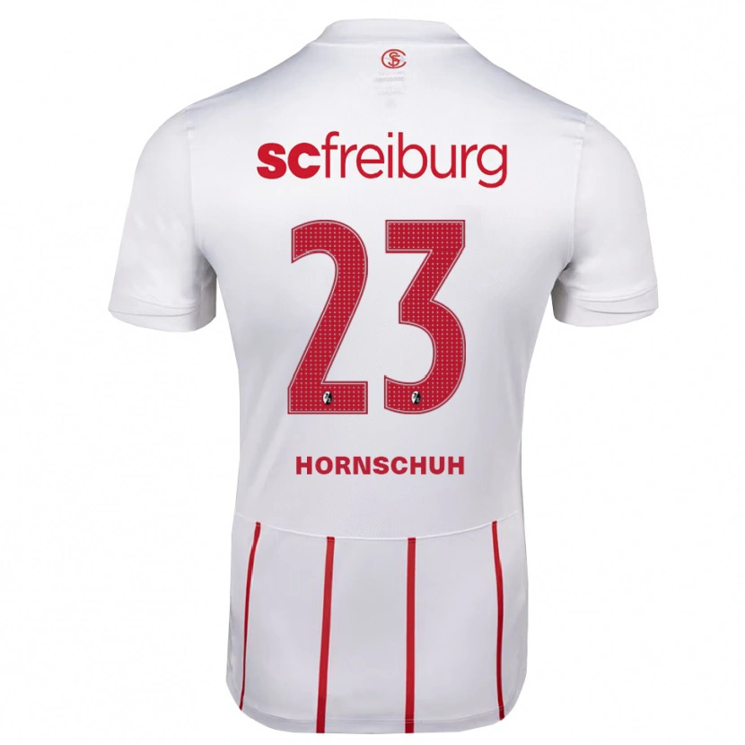 Danxen Herren Marc Hornschuh #23 Weiß Rot Gelb Auswärtstrikot Trikot 2026/27 T-Shirt Schweiz
