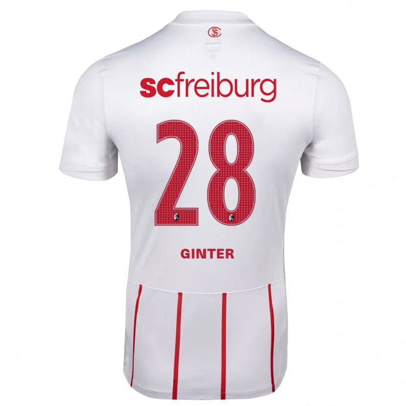 Danxen Herren Matthias Ginter #28 Weiß Rot Gelb Auswärtstrikot Trikot 2026/27 T-Shirt Schweiz
