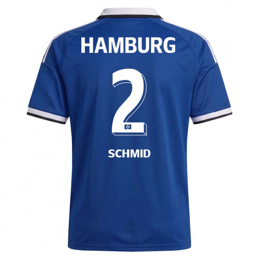 Danxen Herren Maximilian Schmid #2 Weiß Blau Auswärtstrikot Trikot 2026/27 T-Shirt Schweiz