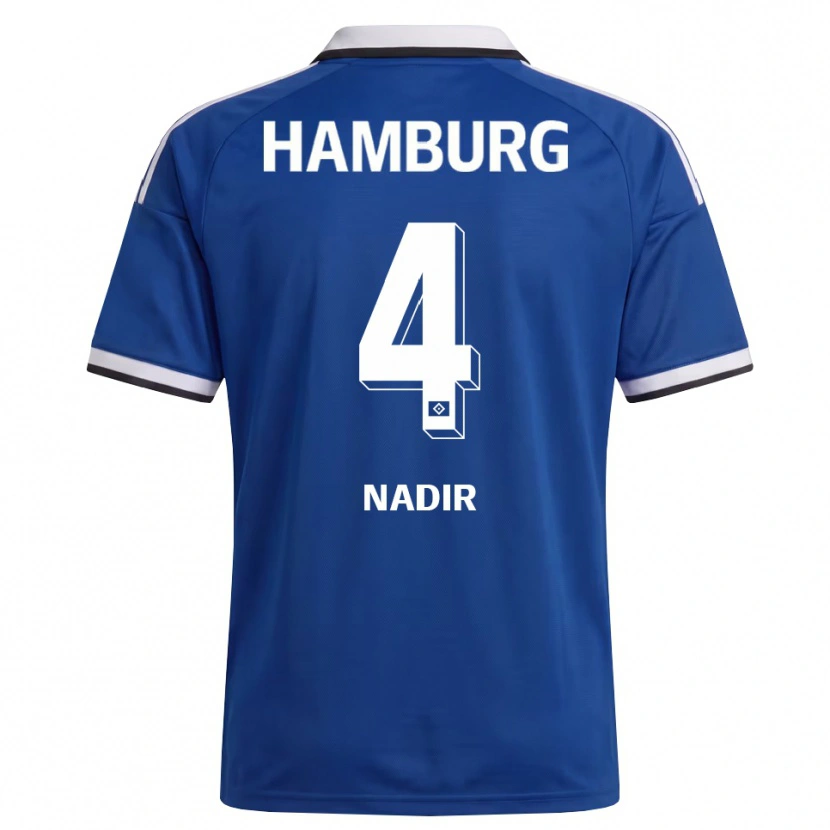 Danxen Herren Bilal Nadir #4 Weiß Blau Auswärtstrikot Trikot 2026/27 T-Shirt Schweiz