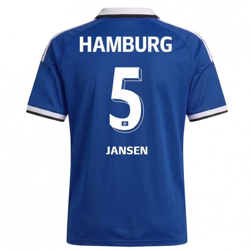 Danxen Herren Marcell Jansen #5 Weiß Blau Auswärtstrikot Trikot 2026/27 T-Shirt Schweiz