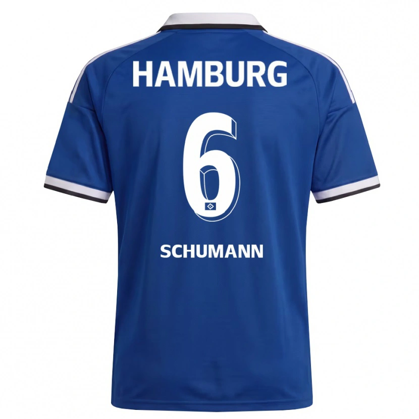 Danxen Herren Henri Schümann #6 Weiß Blau Auswärtstrikot Trikot 2026/27 T-Shirt Schweiz