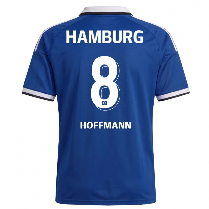Danxen Herren Nick Hoffmann #8 Weiß Blau Auswärtstrikot Trikot 2026/27 T-Shirt Schweiz
