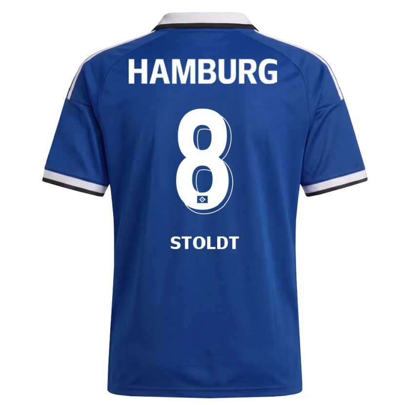 Danxen Herren Svea Stoldt #8 Weiß Blau Auswärtstrikot Trikot 2026/27 T-Shirt Schweiz