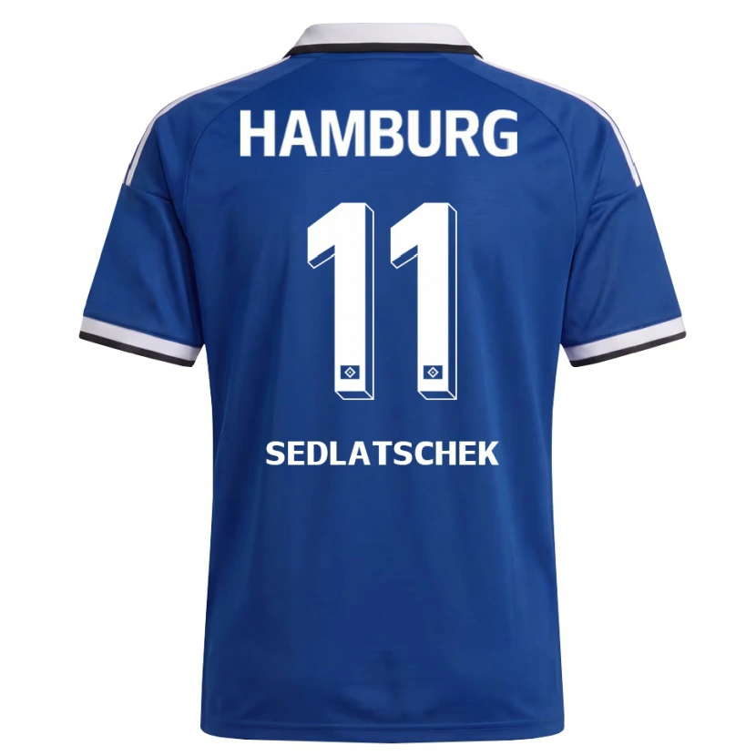 Danxen Herren Thierry Sedlatschek #11 Weiß Blau Auswärtstrikot Trikot 2026/27 T-Shirt Schweiz
