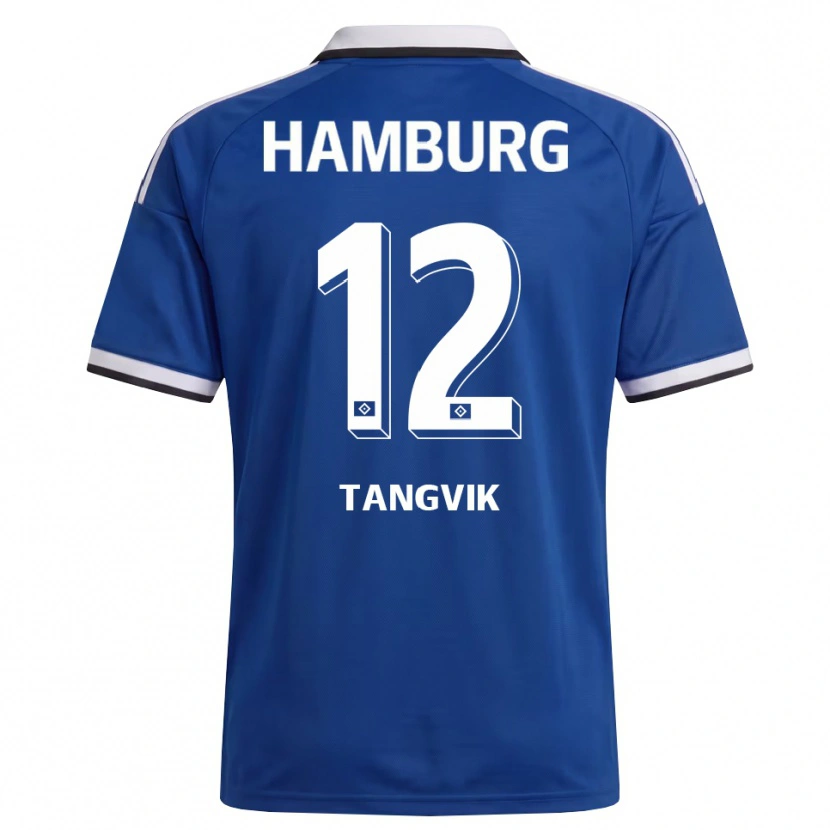 Danxen Herren Sander Tangvik #12 Weiß Blau Auswärtstrikot Trikot 2026/27 T-Shirt Schweiz