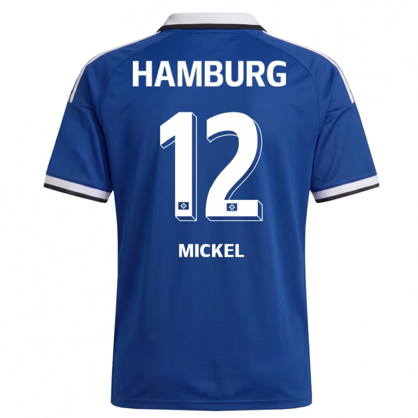 Danxen Herren Tom Mickel #12 Weiß Blau Auswärtstrikot Trikot 2026/27 T-Shirt Schweiz