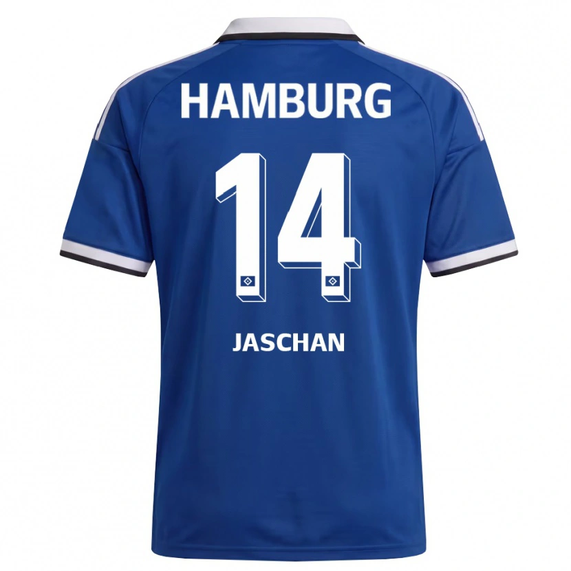 Danxen Herren Endrik Jaschan #14 Weiß Blau Auswärtstrikot Trikot 2026/27 T-Shirt Schweiz