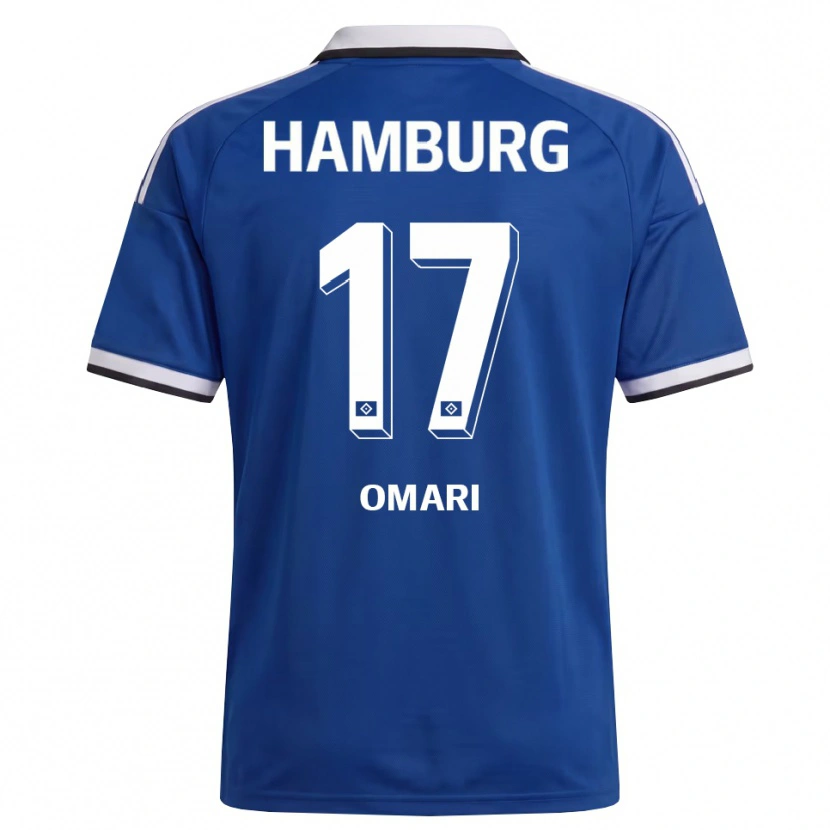 Danxen Herren Warmed Omari #17 Weiß Blau Auswärtstrikot Trikot 2026/27 T-Shirt Schweiz