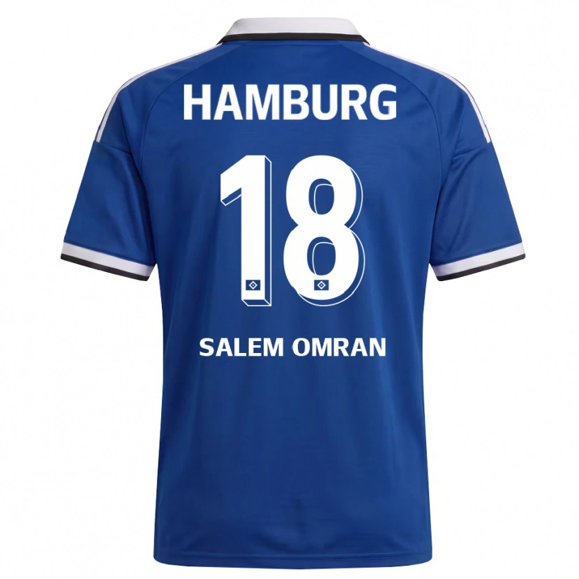 Danxen Herren Amir Salem Omran #18 Weiß Blau Auswärtstrikot Trikot 2026/27 T-Shirt Schweiz