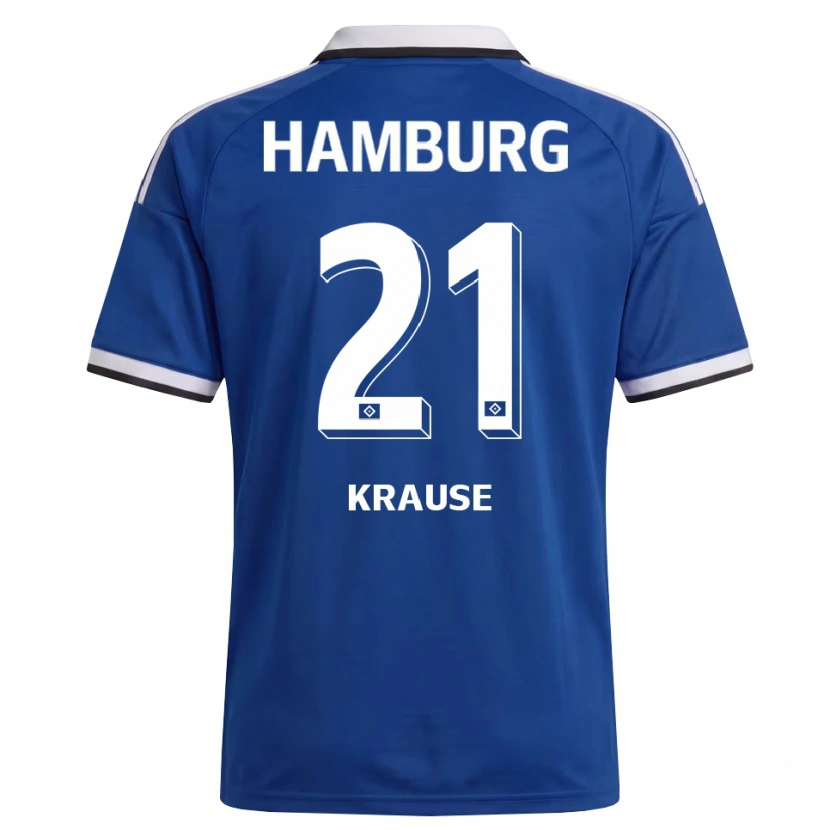 Danxen Herren Fiete Krause #21 Weiß Blau Auswärtstrikot Trikot 2026/27 T-Shirt Schweiz