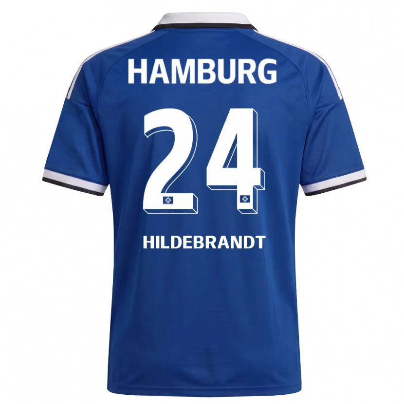 Danxen Herren Tjark Hildebrandt #24 Weiß Blau Auswärtstrikot Trikot 2026/27 T-Shirt Schweiz