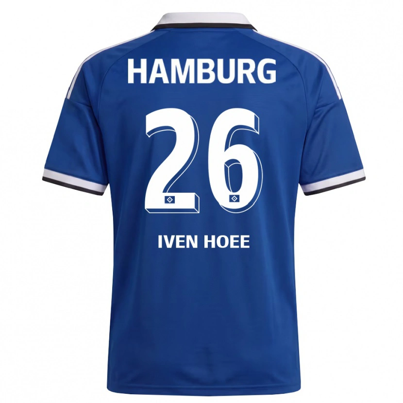 Danxen Herren Lennart Iven Hoee #26 Weiß Blau Auswärtstrikot Trikot 2026/27 T-Shirt Schweiz
