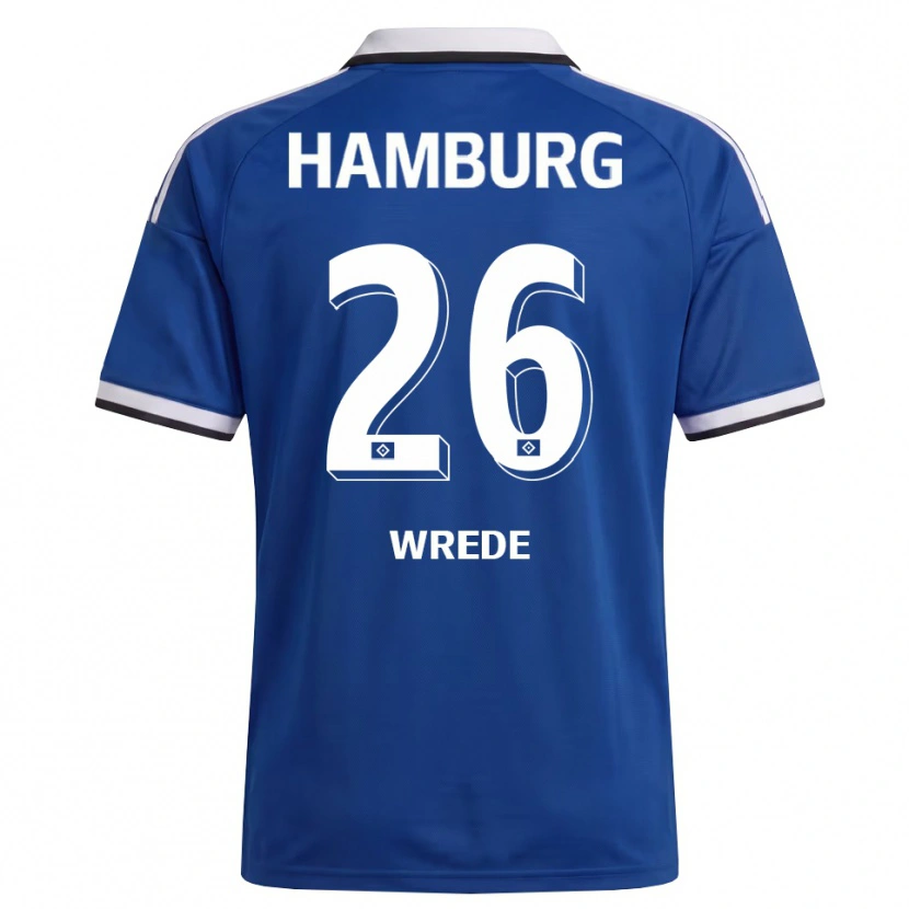 Danxen Herren Jonna Wrede #26 Weiß Blau Auswärtstrikot Trikot 2026/27 T-Shirt Schweiz