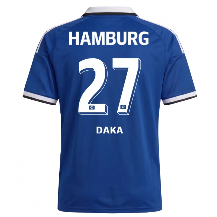 Danxen Herren Patson Daka #27 Weiß Blau Auswärtstrikot Trikot 2026/27 T-Shirt Schweiz