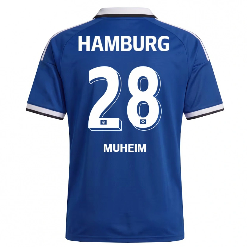 Danxen Herren Miro Muheim #28 Weiß Blau Auswärtstrikot Trikot 2026/27 T-Shirt Schweiz