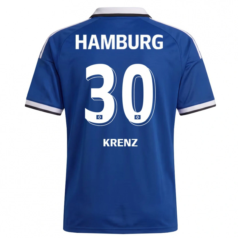 Danxen Herren Jamie Krenz #30 Weiß Blau Auswärtstrikot Trikot 2026/27 T-Shirt Schweiz