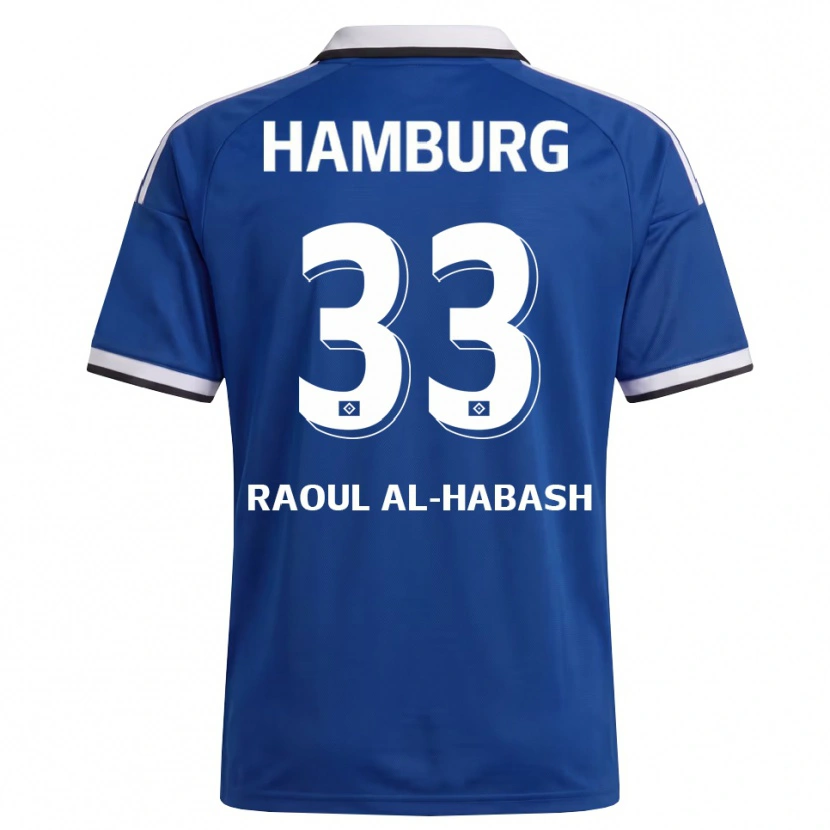 Danxen Herren Luca Raoul Al-Habash #33 Weiß Blau Auswärtstrikot Trikot 2026/27 T-Shirt Schweiz