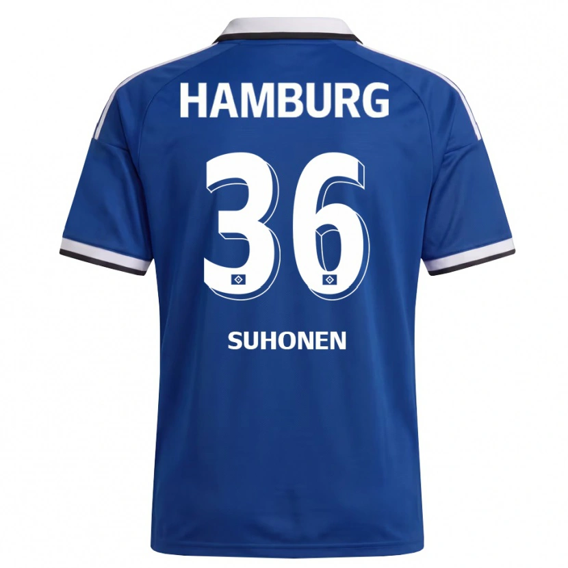 Danxen Herren Anssi Suhonen #36 Weiß Blau Auswärtstrikot Trikot 2026/27 T-Shirt Schweiz