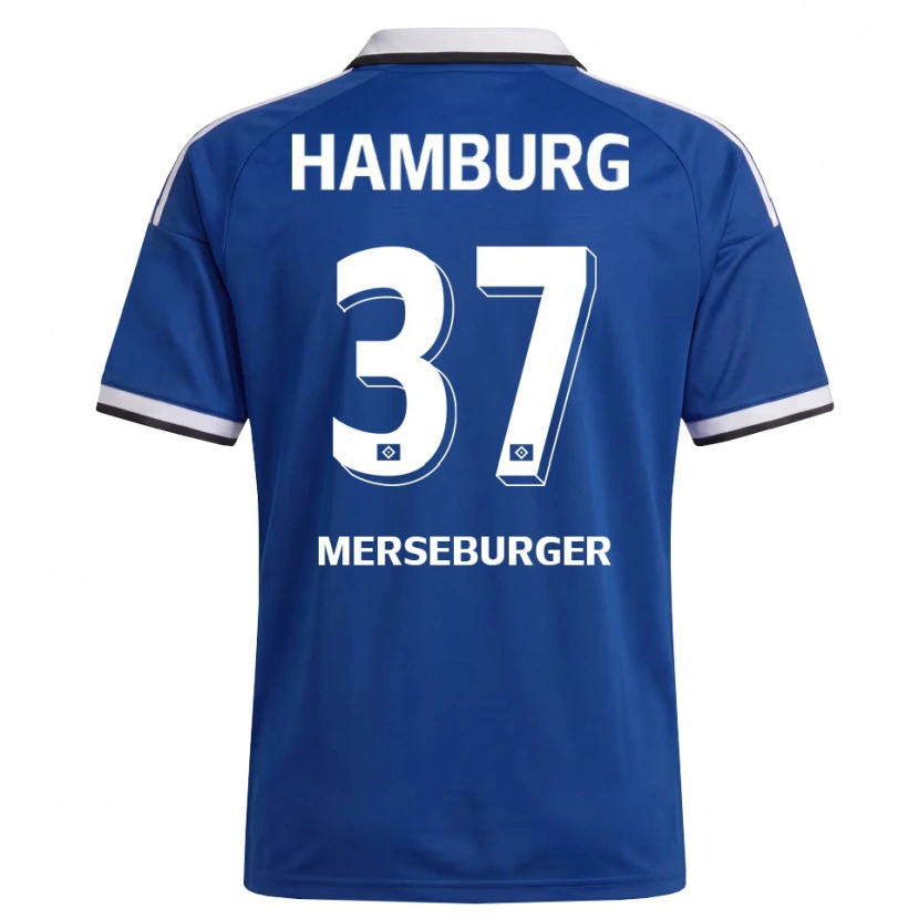 Danxen Herren Dominik Merseburger #37 Weiß Blau Auswärtstrikot Trikot 2026/27 T-Shirt Schweiz