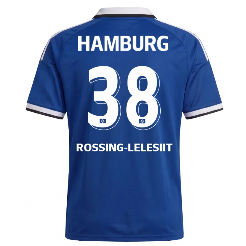 Danxen Herren Alexander Røssing-Lelesiit #38 Weiß Blau Auswärtstrikot Trikot 2026/27 T-Shirt Schweiz