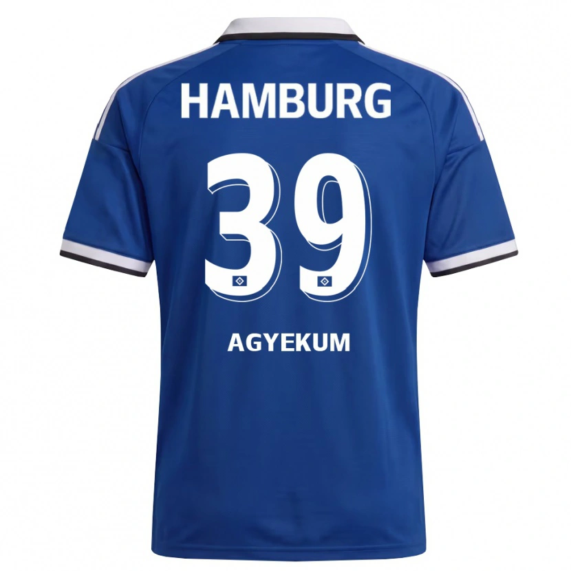 Danxen Herren Joel Agyekum #39 Weiß Blau Auswärtstrikot Trikot 2026/27 T-Shirt Schweiz