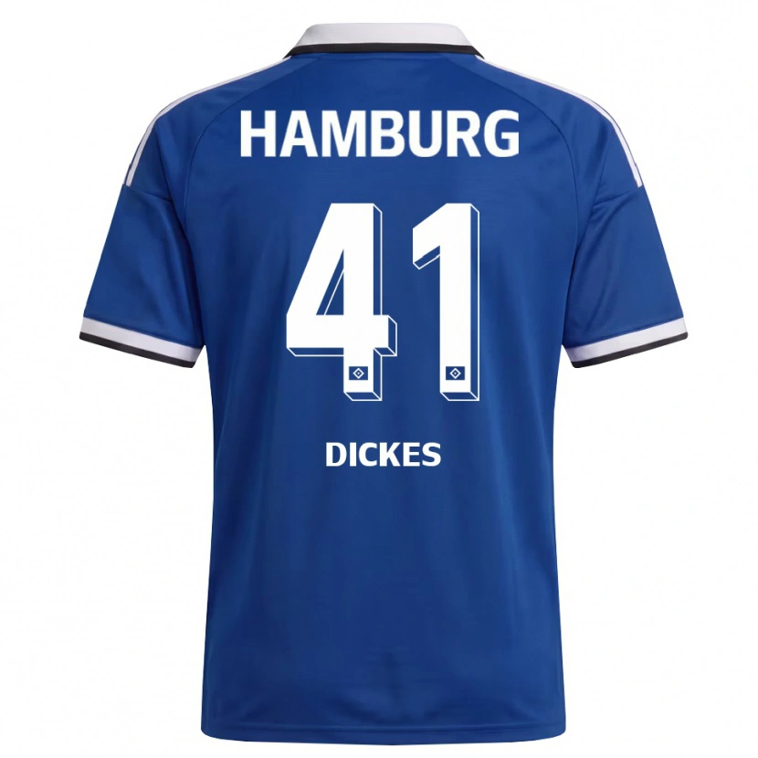 Danxen Herren Fernando Dickes #41 Weiß Blau Auswärtstrikot Trikot 2026/27 T-Shirt Schweiz