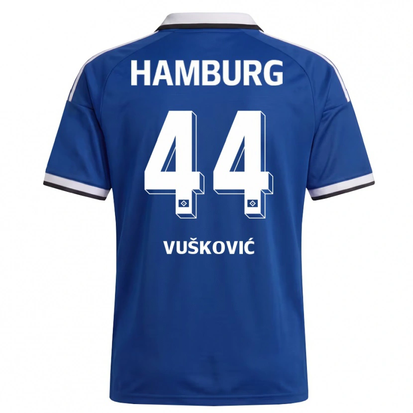 Danxen Herren Mario Vuskovic #44 Weiß Blau Auswärtstrikot Trikot 2026/27 T-Shirt Schweiz