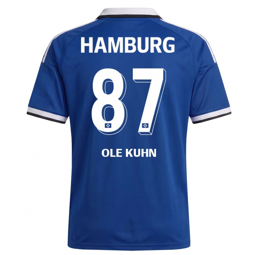Danxen Herren Niklas Ole Kühn #87 Weiß Blau Auswärtstrikot Trikot 2026/27 T-Shirt Schweiz