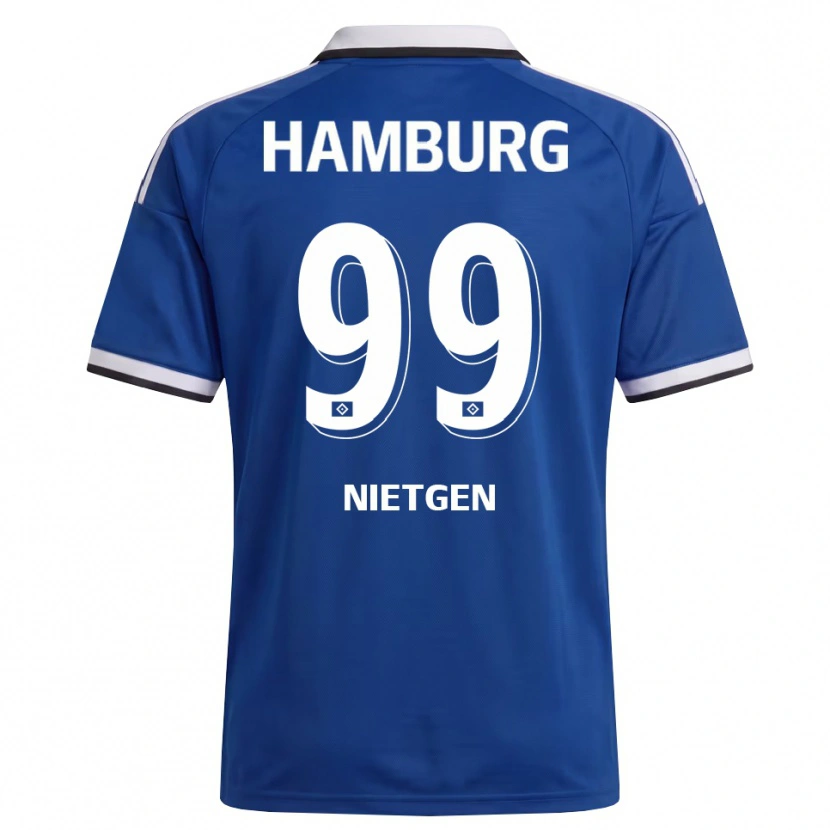Danxen Herren Marvin Nietgen #99 Weiß Blau Auswärtstrikot Trikot 2026/27 T-Shirt Schweiz