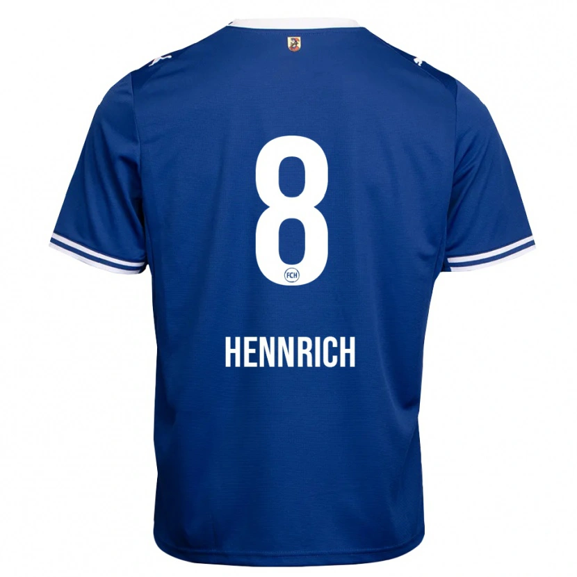 Danxen Herren Paul Hennrich #8 Königsblau Weiß Auswärtstrikot Trikot 2026/27 T-Shirt Schweiz