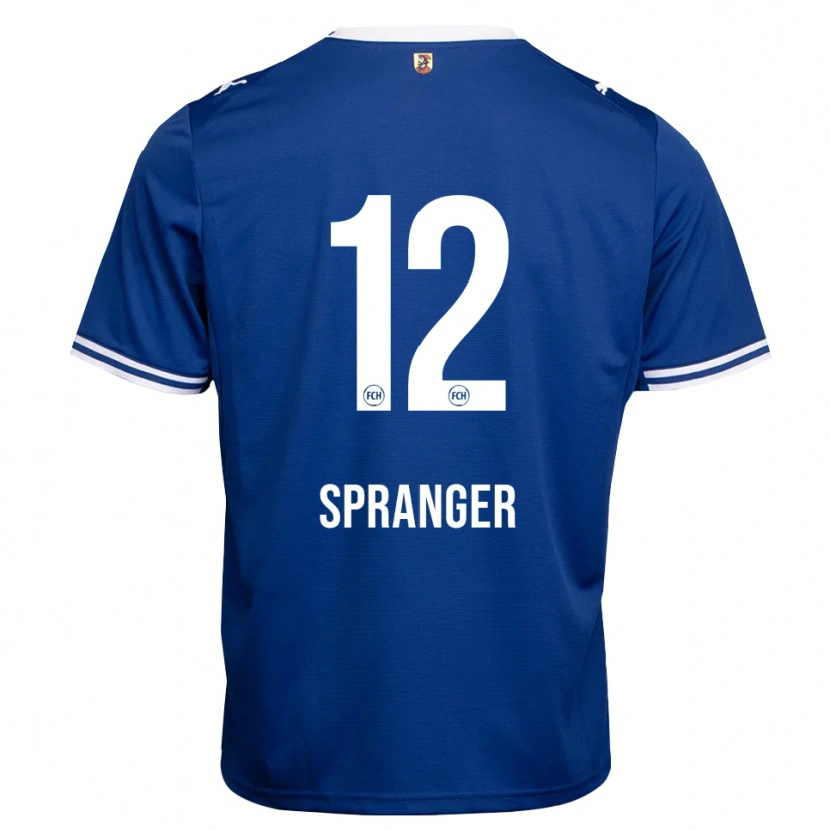 Danxen Herren Luke Spranger #12 Königsblau Weiß Auswärtstrikot Trikot 2026/27 T-Shirt Schweiz