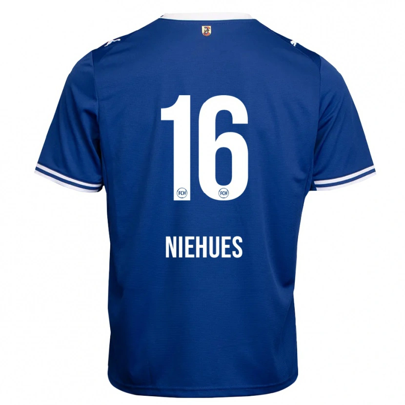 Danxen Herren Julian Niehues #16 Königsblau Weiß Auswärtstrikot Trikot 2026/27 T-Shirt Schweiz