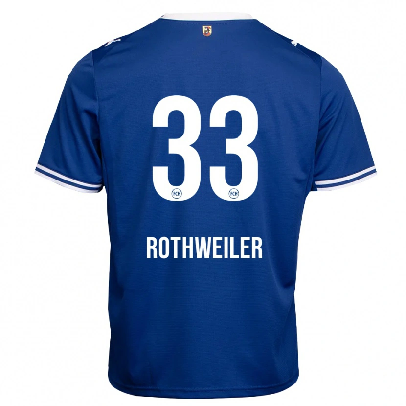Danxen Herren Nick Rothweiler #33 Königsblau Weiß Auswärtstrikot Trikot 2026/27 T-Shirt Schweiz