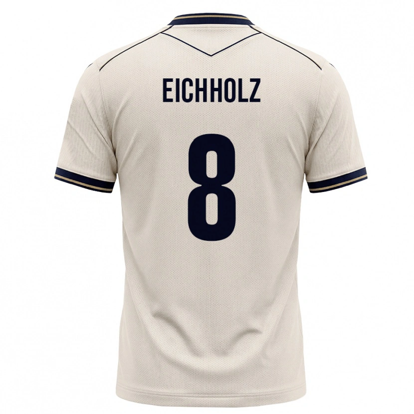 Danxen Herren Damian Eichholz #8 Creme Tiefblau Auswärtstrikot Trikot 2026/27 T-Shirt Schweiz