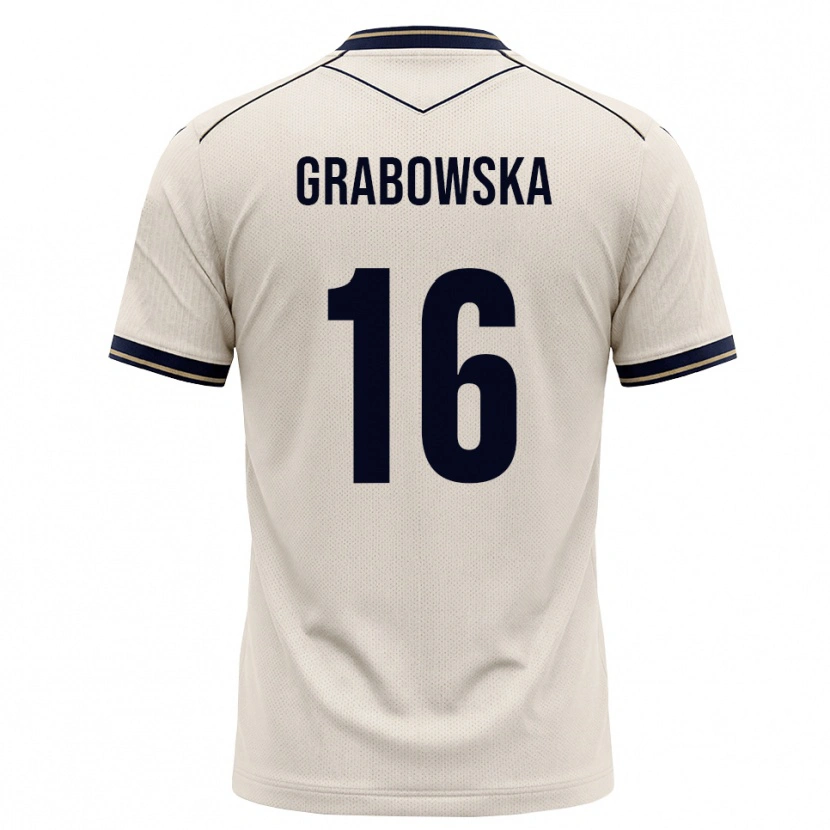 Danxen Herren Dominika Grabowska #16 Creme Tiefblau Auswärtstrikot Trikot 2026/27 T-Shirt Schweiz
