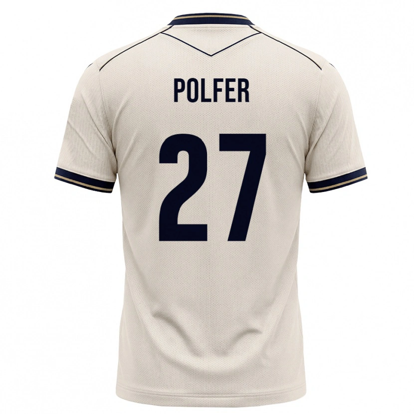Danxen Herren Jona Polfer #27 Creme Tiefblau Auswärtstrikot Trikot 2026/27 T-Shirt Schweiz