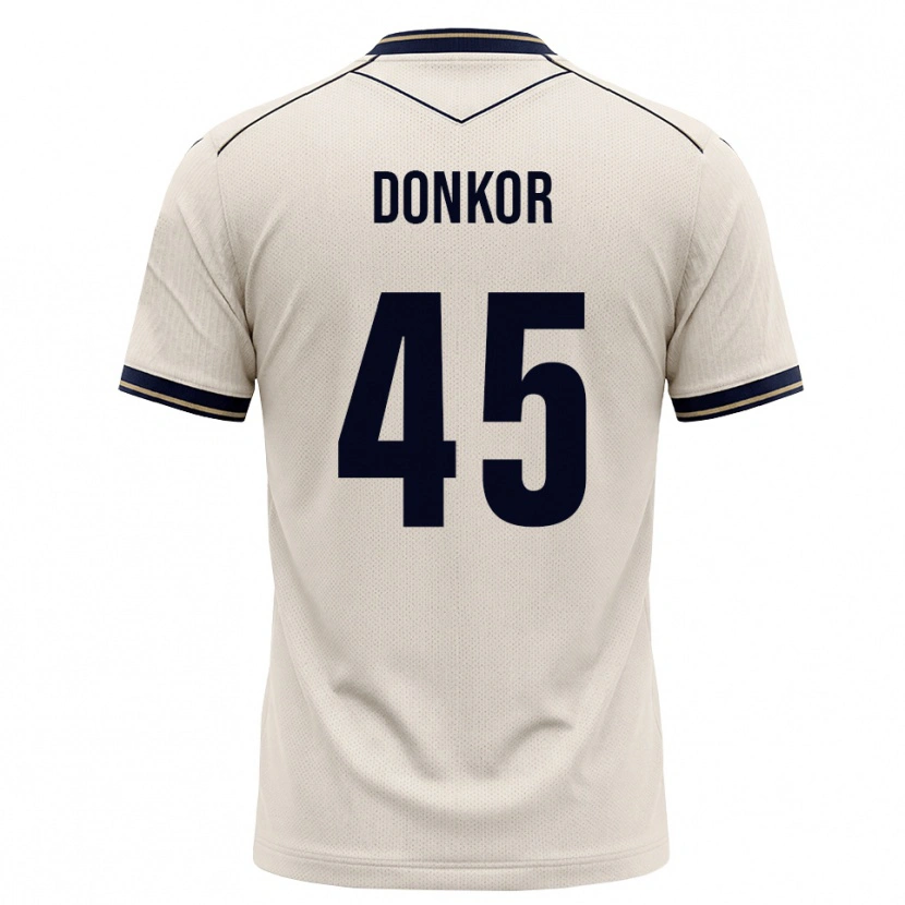 Danxen Herren Denis Donkor #45 Creme Tiefblau Auswärtstrikot Trikot 2026/27 T-Shirt Schweiz