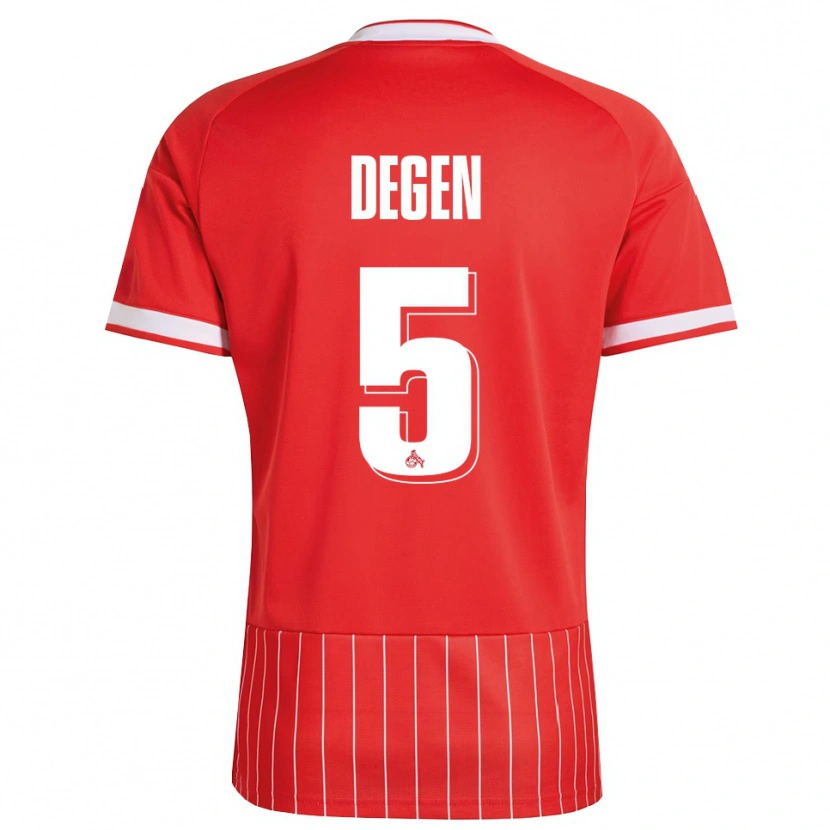 Danxen Herren Celina Degen #5 Rot Weiß Grün Auswärtstrikot Trikot 2026/27 T-Shirt Schweiz