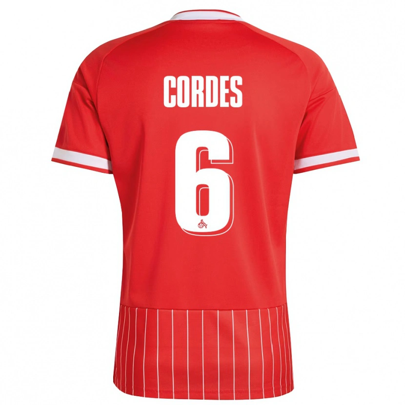 Danxen Herren Lotta Cordes #6 Rot Weiß Grün Auswärtstrikot Trikot 2026/27 T-Shirt Schweiz