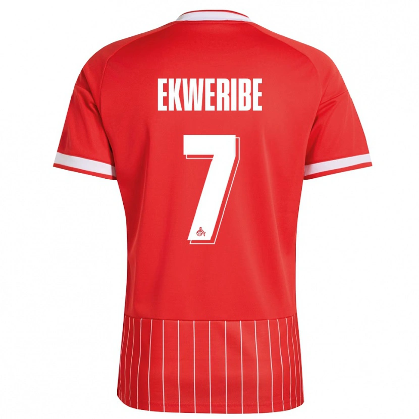 Danxen Herren Kevin Ekweribe #7 Rot Weiß Grün Auswärtstrikot Trikot 2026/27 T-Shirt Schweiz