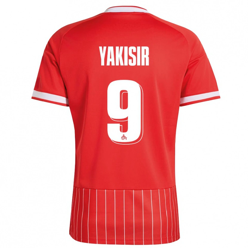 Danxen Herren Emir-Ahmet Yakisir #9 Rot Weiß Grün Auswärtstrikot Trikot 2026/27 T-Shirt Schweiz
